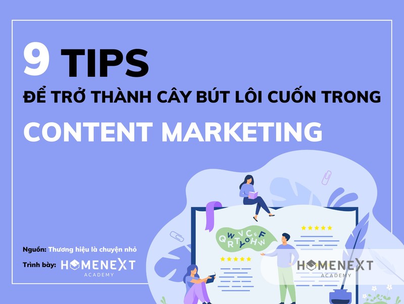 tài liệu content marketing: 9 Tips để trở thành cây bút lôi cuốn trong content marketing – Thương hiệu là chuyện nhỏ