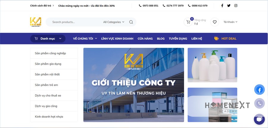 website Kim Vũ Minh